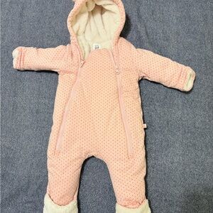 GAP Pink Polka Dot Baby Footie